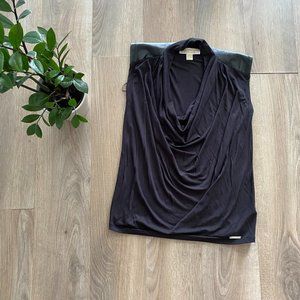 Michael Kors Sleeveless Cowl Neck Top